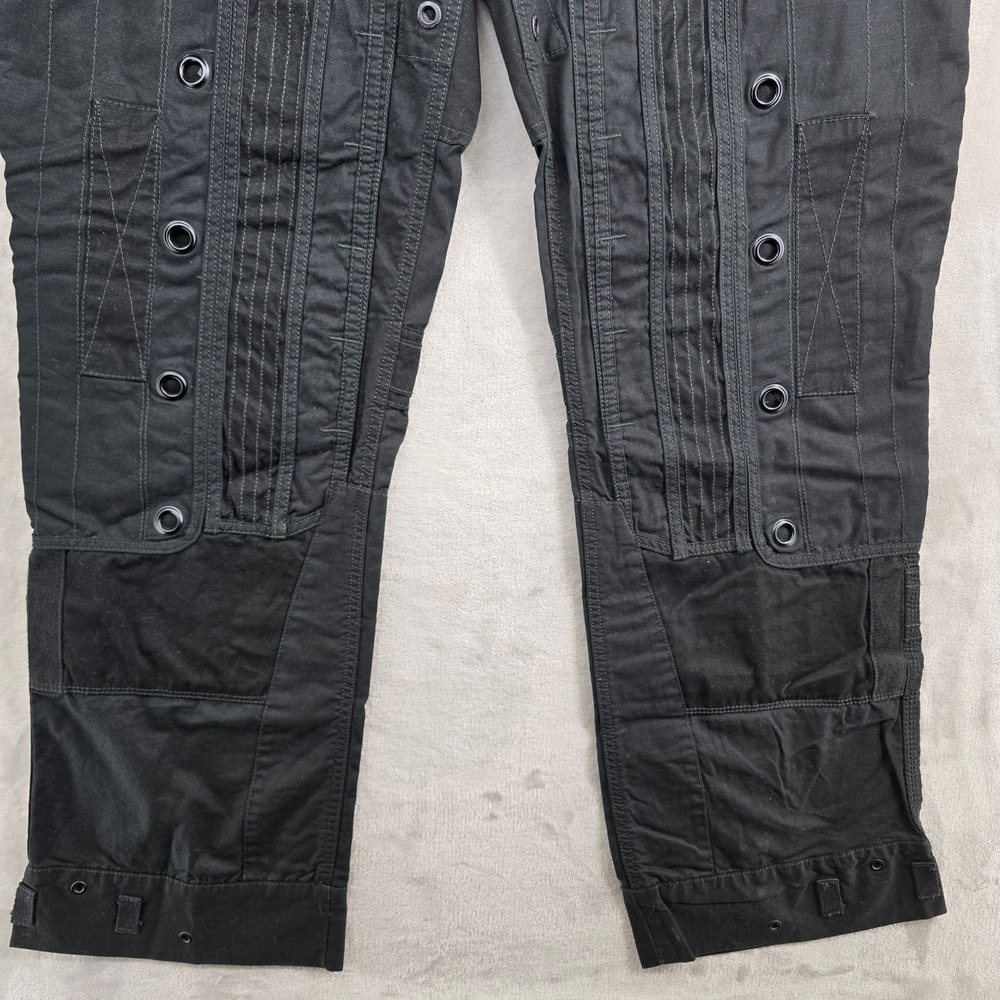 Polo Ralph Lauren Cargo Pants Mens 42x32 Utility Multi Black Paratrooper Flight‎ - Picture 3 of 14